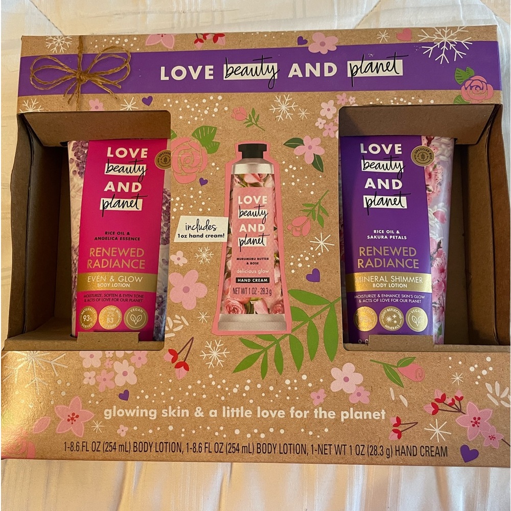 NIB body lotion.